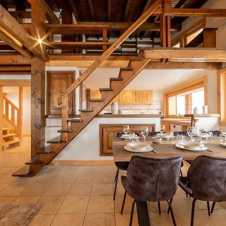 Chalet Vue Mont-Blanc, +4 Chambres, Cheminee 梅杰夫 外观 照片