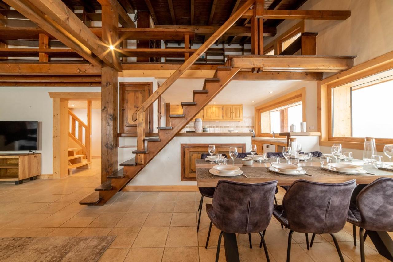 Chalet Vue Mont-Blanc, +4 Chambres, Cheminee 梅杰夫 外观 照片