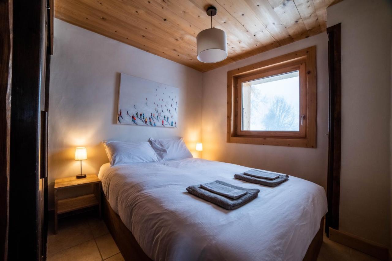 Chalet Vue Mont-Blanc, +4 Chambres, Cheminee 梅杰夫 外观 照片